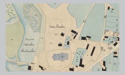 Plan Ciechanowa z 1851 roku wobec współczesnego centrum miasta