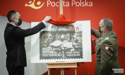 Terytorials na znaczku pocztowym