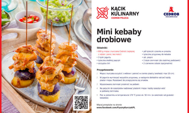 Mini kebaby drobiowe