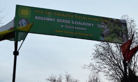 3 ogrody działkowe z powiatu  ciechanowskiego ze wsparciem sejmiku