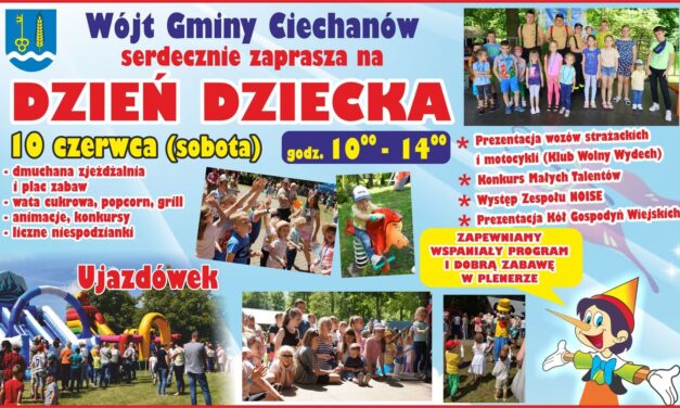 Dzieci z gminy Ciechanów będą świętować w Ujazdówku