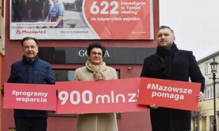 622 inwestycje w regionie ciechanowskim ze wsparciem sejmiku Mazowsza!