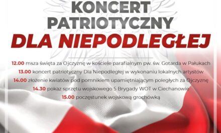 Pałuki: Koncert patriotyczny „Dla niepodległej”