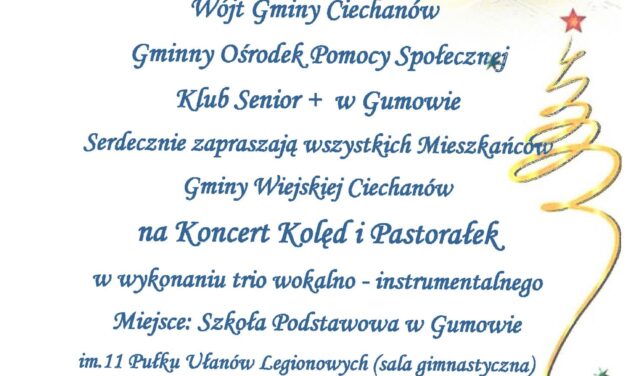 Koncert Kolęd i Pastorałek w Gumowie