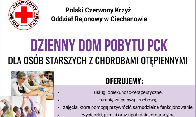 Dzienny Dom Pobytu PCK dla osób starszych z chorobami otępiennymi w Ciechanowie