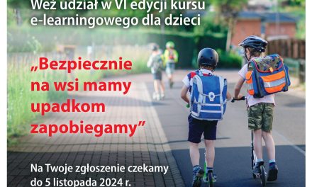 Kurs e-learningowy „Bezpiecznie na wsi mamy – upadkom zapobiegamy”