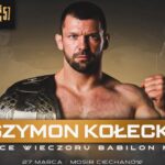 Szymon Kołecki ponownie zawalczy przed własną publicznością. W marcu gala MMA w Ciechanowie