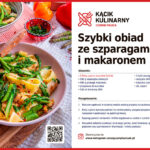 Szybki obiad ze szparagami i makaronem