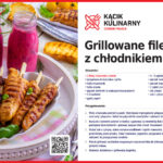 Grillowane fileciki z chłodnikiem
